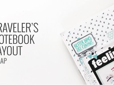 Traveler's Notebook Layout | Feed Your Craft DT Tough Stuff Kit