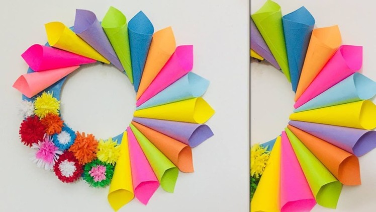 Wall Hanging Craft Ideas | Home.Wall Decoration Ideas With Paper Cones