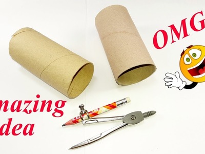 Waste materials craft idea | Best out of waste | DIY arts and crafts | Amazing idea with tissue roll