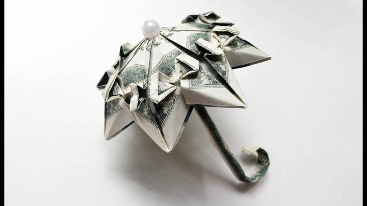 Wonderful Money UMBRELLA Origami Dollar Craft Tutorial DIY