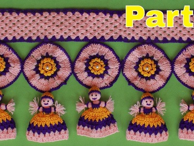WOW !! Doll Hanging Toran Making at Home | Woolen Toran New Design | Door Hanging Crochet || Part 2