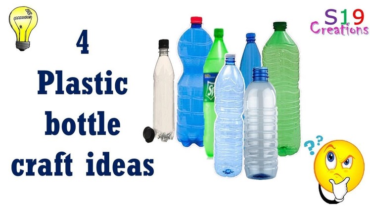 4 plastic bottle craft ideas | Best out of waste ideas | Diy art and crafts | useful diy projects