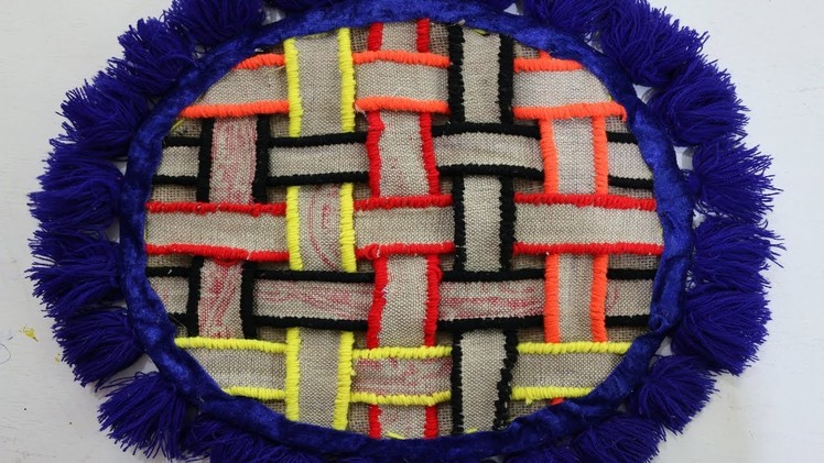 Amazing! DIY Handmade Doormats | How To Make Doormats Using Woolen & jute Rug - Doormats Making Idea