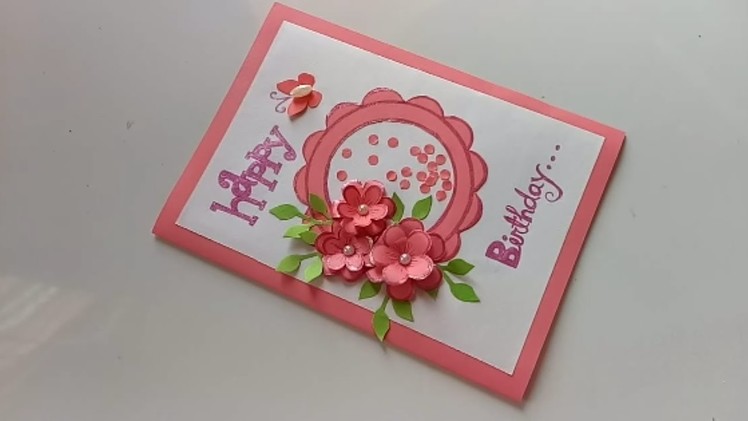 Beautiful Handmade Birthday card idea-DIY Greeting Cards for Birthday.