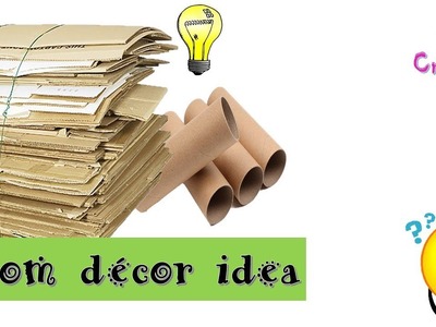 Best out of waste ideas | wall decorating ideas | useful diy project | Waste material craft ideas