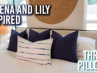 Cheap and Easy DIY - Serena and Lily Inspired Throw Pillows