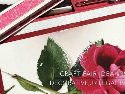 Craft Fair Series 2018-Decorative Jr Legal Pads!