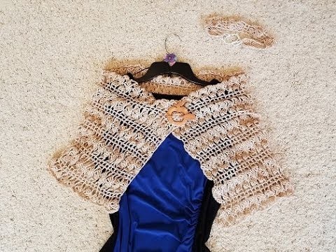 Crochet Super Fine Merino Butterfly Wings of Love Shawl DIY Video Tutorial