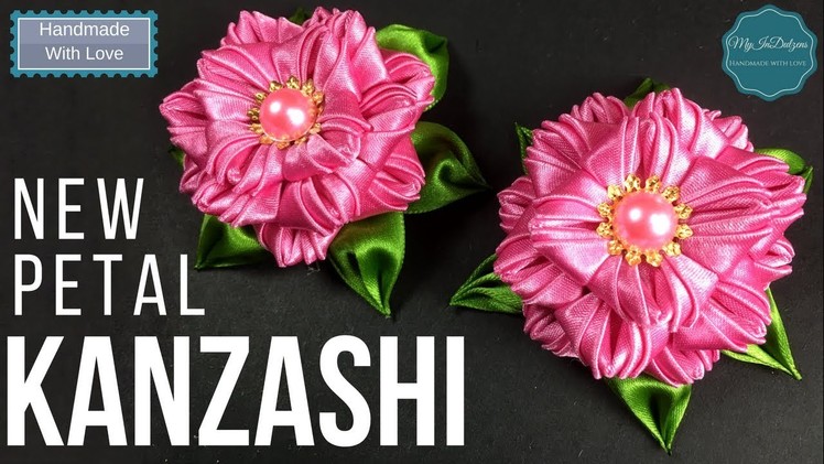 D.I.Y. New Petal Kanzashi Flower | MyInDulzens