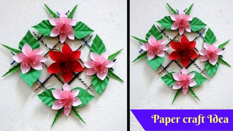 Dazzling DIY Wall Hanging Ideas with Paper - Paper Craft Ideas - Home Decoration Ideas 2018