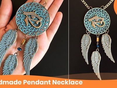 DIY crafts: How to make a fashion pendant necklace