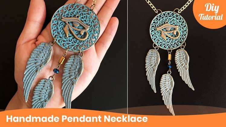 DIY crafts: How to make a fashion pendant necklace