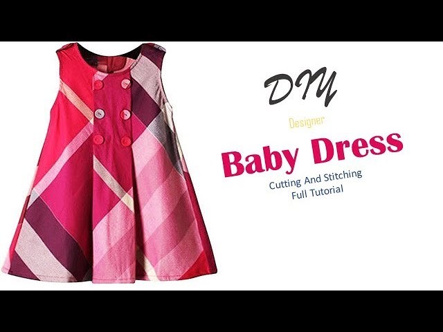 DIY Cute Box Pleated Baby Frock Cutting And Stitching Full Tutorial