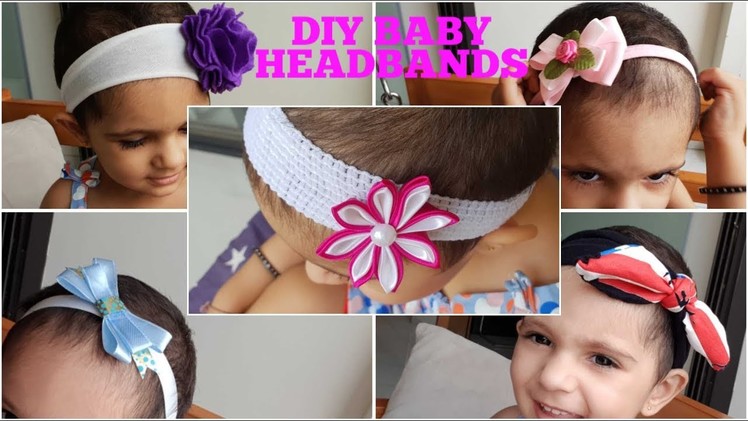 DIY Designer Baby and toddler Headbands at Home | Tutorial | Using old clothes