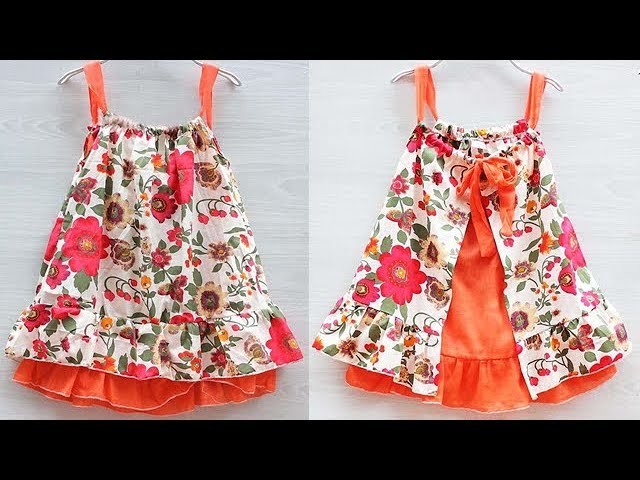 DIY Designer Halter Neck Baby Frock Cutting And Stitching full Tutorial
