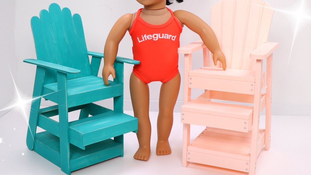 Diy Doll Lifeguard Chair How To Make An American Girl Chair