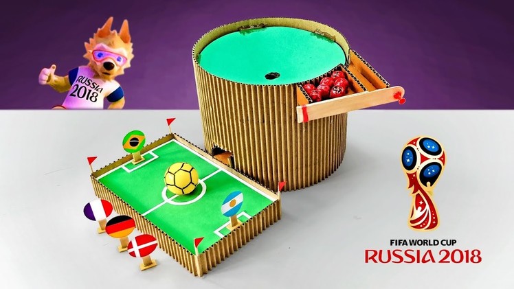DIY Fifa World Cup 2018 Match Win Predictor Game From Cardboard DIY At Home