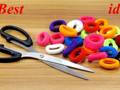 DIY Hair rubber bands craft idea | DIY art and craft | DIY HOME DECO | best diy