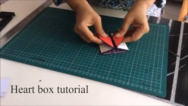 DIY- Heart box card tutorial for scrapbook|Cutest birthday scrapbook|How to make card for scrapbook