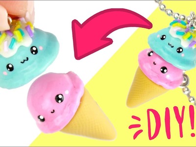 DIY Ice Cream Cone BFF CHARMs! | KAWAII FRIDAY