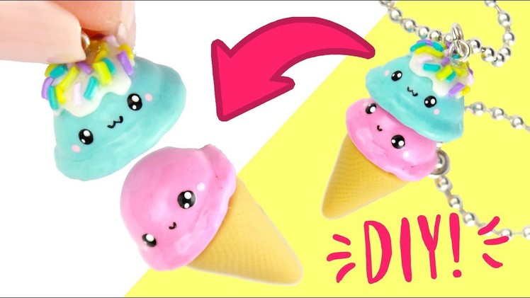 DIY Ice Cream Cone BFF CHARMs! | KAWAII FRIDAY