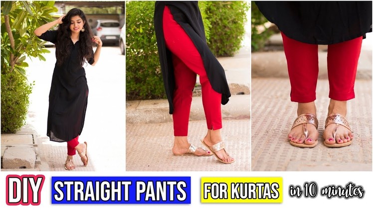 DIY: Make Straight Pants for Kurta In Just 10 Minutes