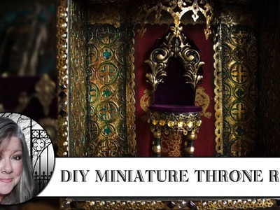???? DIY Miniature Throne Room ????