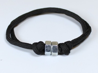 DIY Nuts Paracord Bracelet Gift for Fathers Day