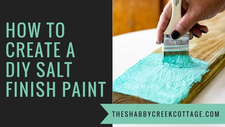 DIY Salt Paint Recipe