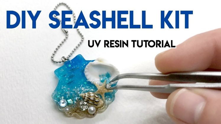 DIY Seashell Kit, UV Resin Tutorial