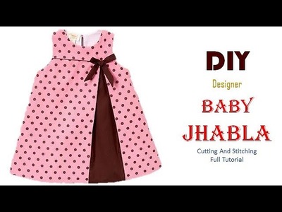 DIY simple Jhabla Frock For 6 Month baby Girl Full Tutorial