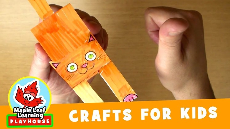 Funny Cat Craft for Kids | Maple Leaf Learning Playhouse