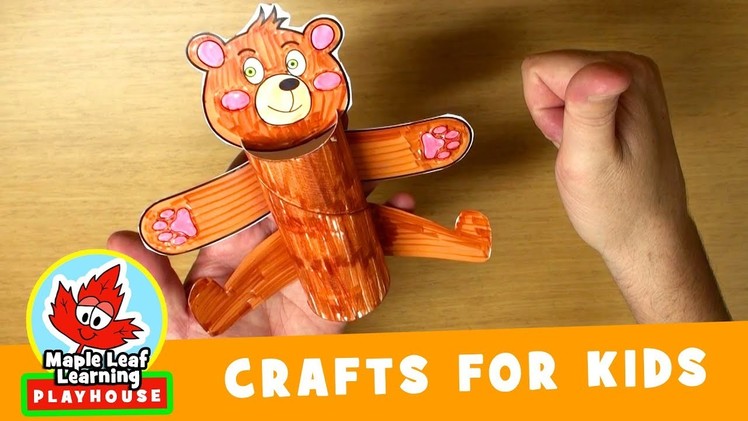 Happy Bear Craft for Kids | Maple Leaf Learning Playhouse