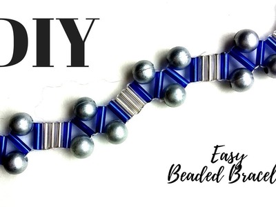 ????How to make beaded bracelet.???? DIY jewelry project????Easy DIY beading pattern????