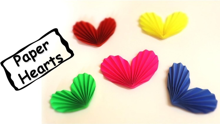 How To Make Paper Heart 3D | Easy Origami Paper Heart DIY