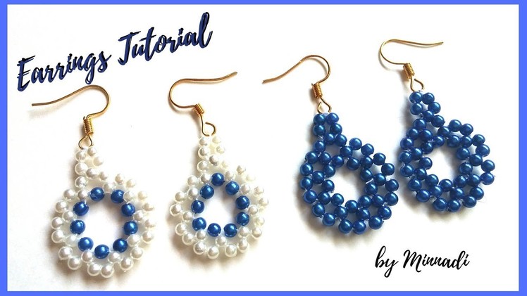 ????How to make Pearl Earrings Tutorial Quick & Easy DIY Jewelry