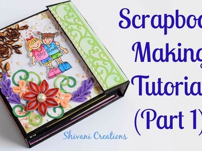 How to make Scrapbook Base. Friendship Day Scrapbook. DIY Scrapbook Tutorial Part 1