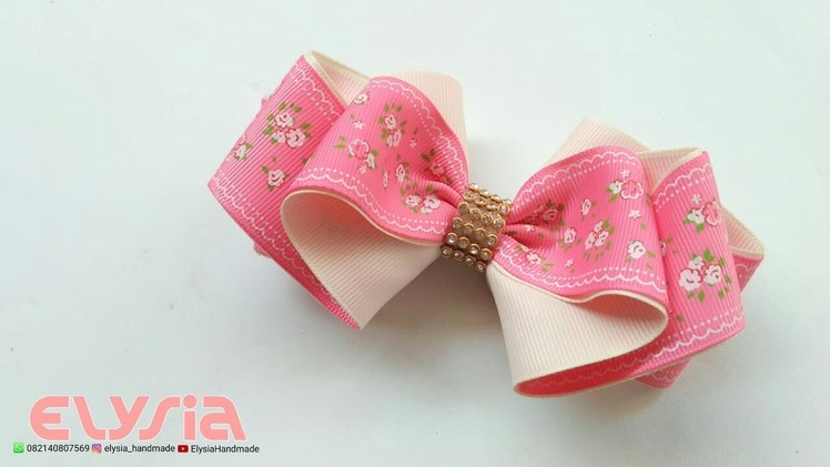 Laço Amora Grosgrain ???? Ribbon Bow ???? DIY by Elysia Handmade