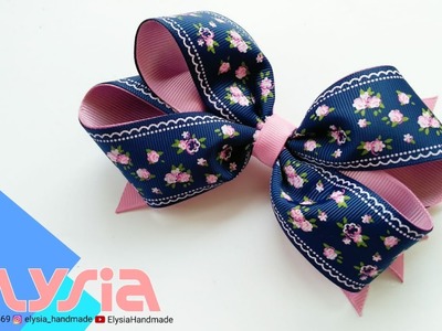 Laço Emily ???? Ribbon Bow ???? DIY by Elysia Handmade