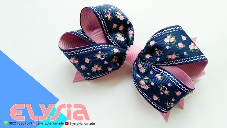Laço Emily ???? Ribbon Bow ???? DIY by Elysia Handmade