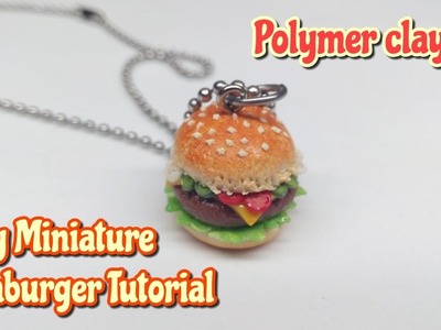 Miniature Hamburger Tutorial : Polymer Clay Tutorial : DIY Charms : Crafts by Andisa Charms