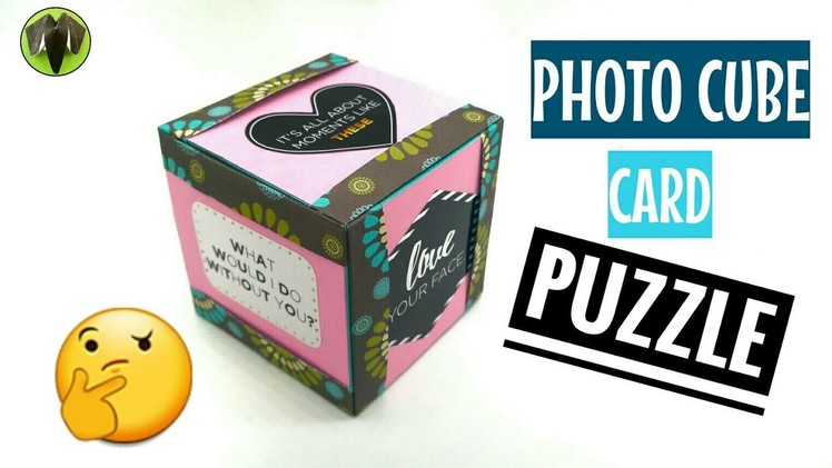 Photo Card Puzzle Cube - DIY ORIGAMI TUTORIAL - 915