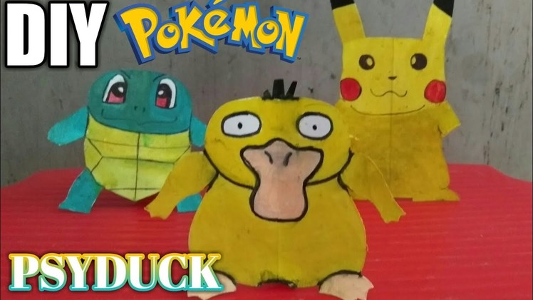 Pokémon psyduck-easy paper tutorial