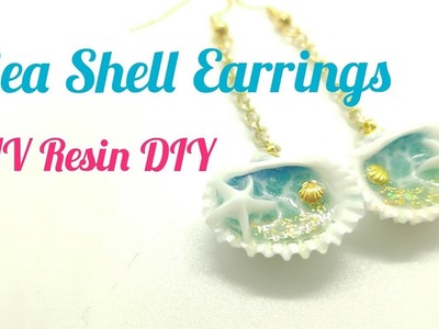 UV Resin DIY Sea Shell Earrings + IG Giveaway (closed)