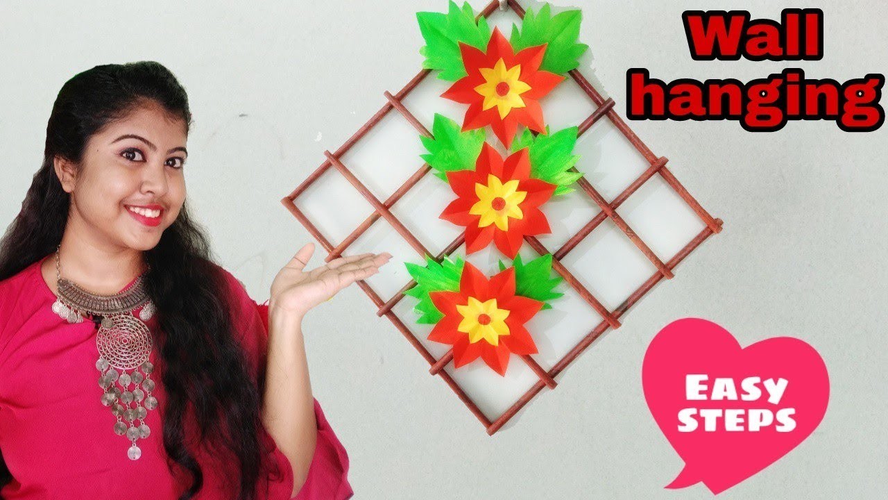Wall Hanging making with newspaper |How To make wall hanging.  DIY wall hanging making. ArtHolic KM