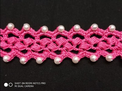 211-Crochet#30,Beautiful beaded tape lace(Hindi.Urdu)