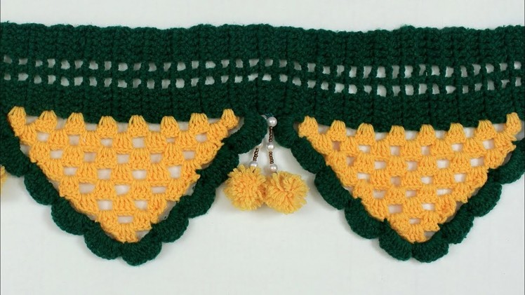 Beautiful WOW ! Crochet Toran Pattern | Wall Hanging | Woolen Toran New Design | Making at Home