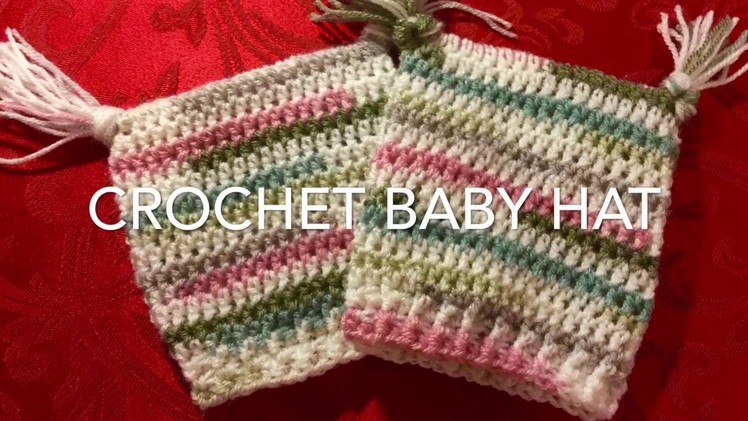 Crochet 0-3 Months Baby Hat