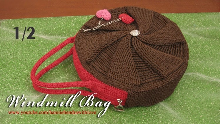 Crochet || 1.2 - Tutorial Windmill Bag - FPDC and BPDC (Front. Back Post Double Crochet)