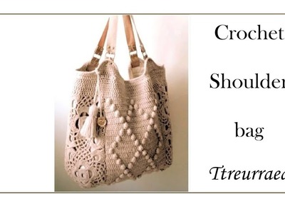 Crochet bag.how to a crochet bag (part 1)(English subtitles provided)